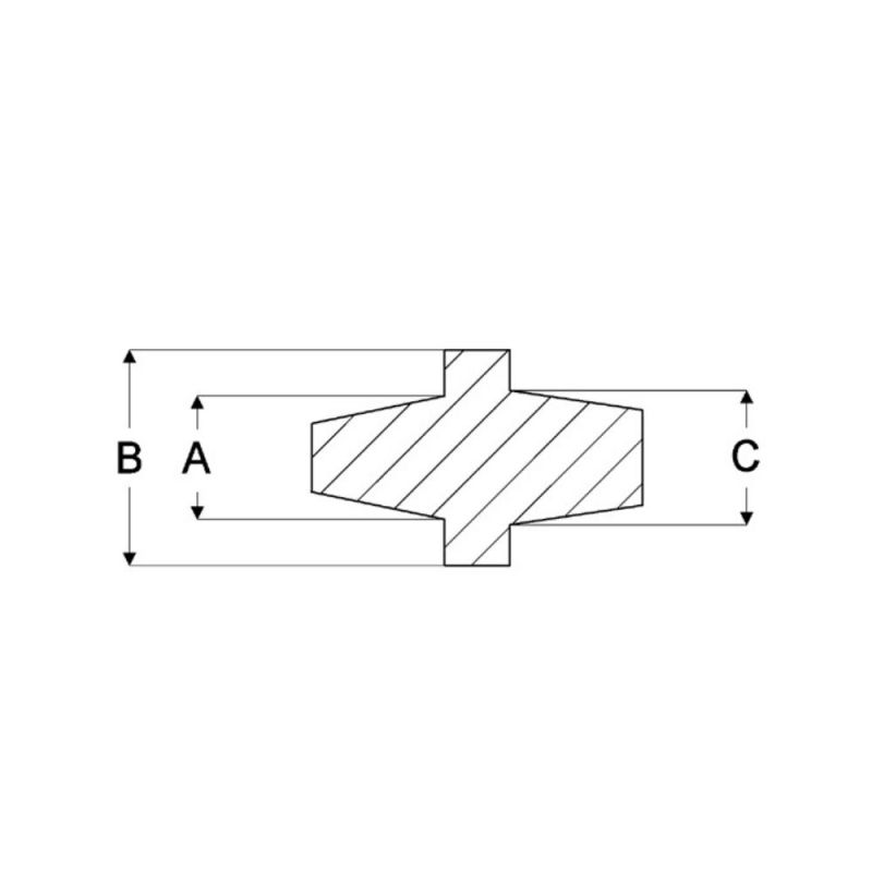 Bouchons à collerette silicone 315°C  Bouchons Silicone 315°C