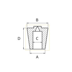 Bouchons avec évents silicone 315°C  Bouchons Silicone 315°C