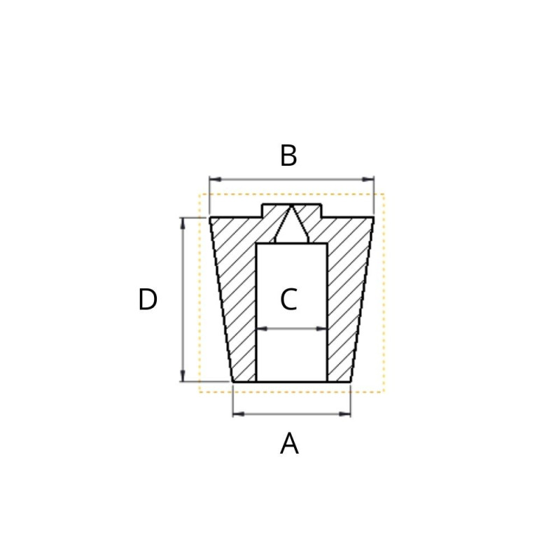 Bouchons avec évents silicone 315°C  Bouchons Silicone 315°C