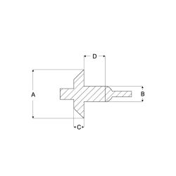 Bouchons à tirer à collerette silicone 315°C  Bouchons Silicone 315°C
