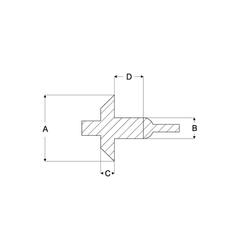Bouchons à tirer à collerette silicone 315°C  Bouchons Silicone 315°C
