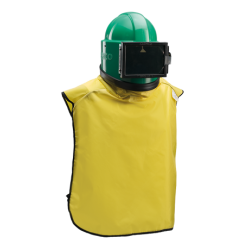 Casque sableur Apollo-100 régulateur + cape Clemco ESEPCS-CL-I00419 Casque de sablage