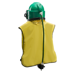 Casque sableur Apollo-100 régulateur + cape Clemco ESEPCS-CL-I00419 Casque de sablage