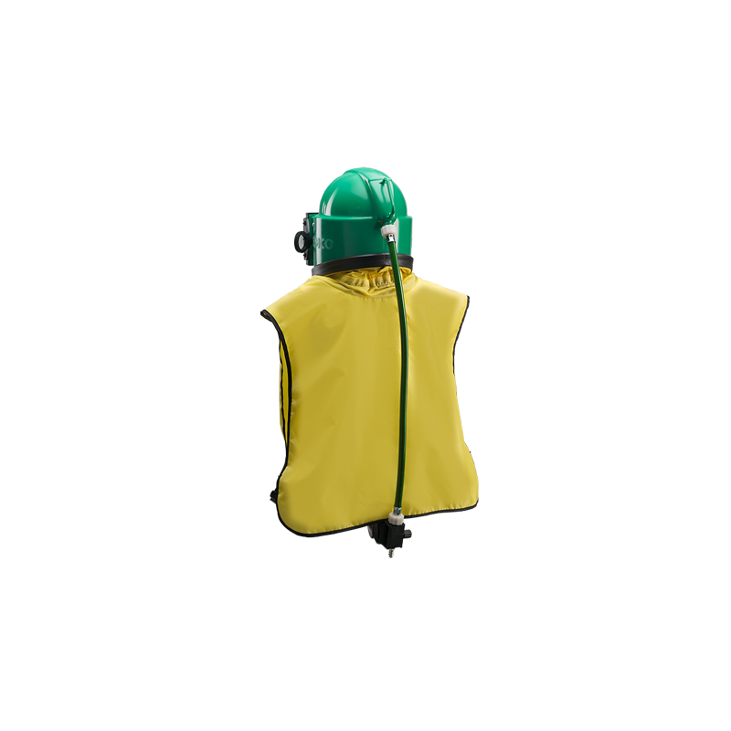 Casque sableur Apollo-100 régulateur + cape Clemco ESEPCS-CL-I00419 Casque de sablage