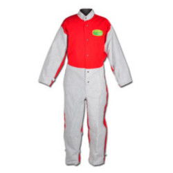 Combinaison de sablage coton et cuir Clemco  Combinaison de sablage