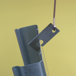 Crochets à tôles sachet 100 pièces HACCESS-39 Accrochage pièces planes