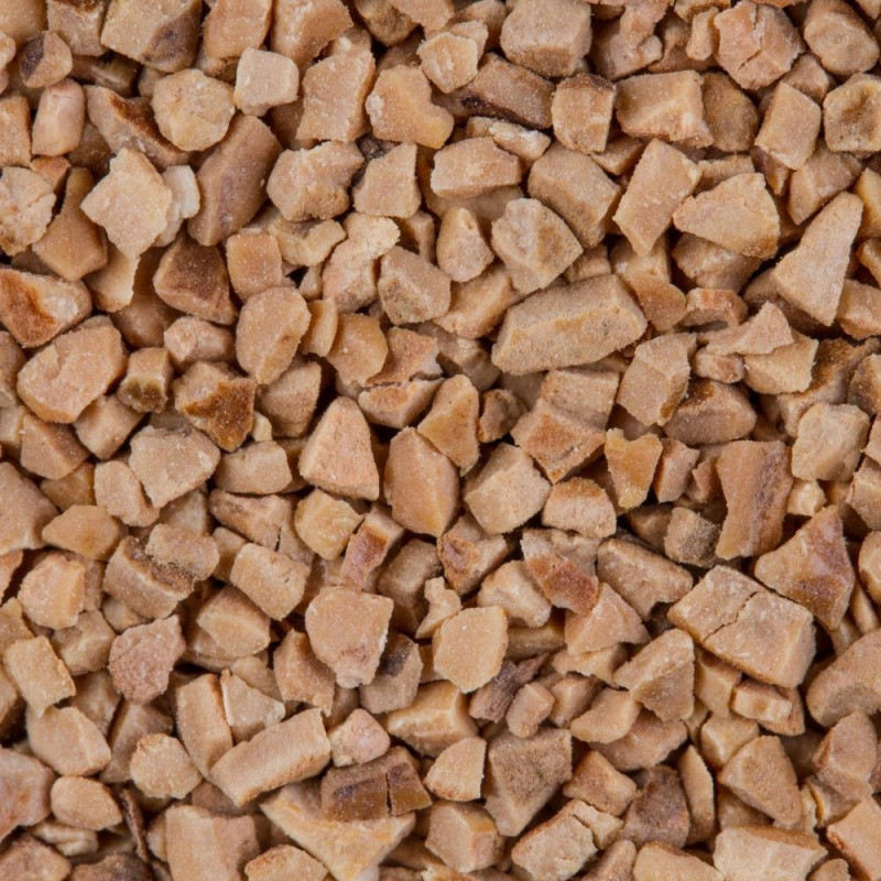 Abrasifs, mélange de coquilles de noix, d'amandes et de pignon de pin  Abrasif Végétal