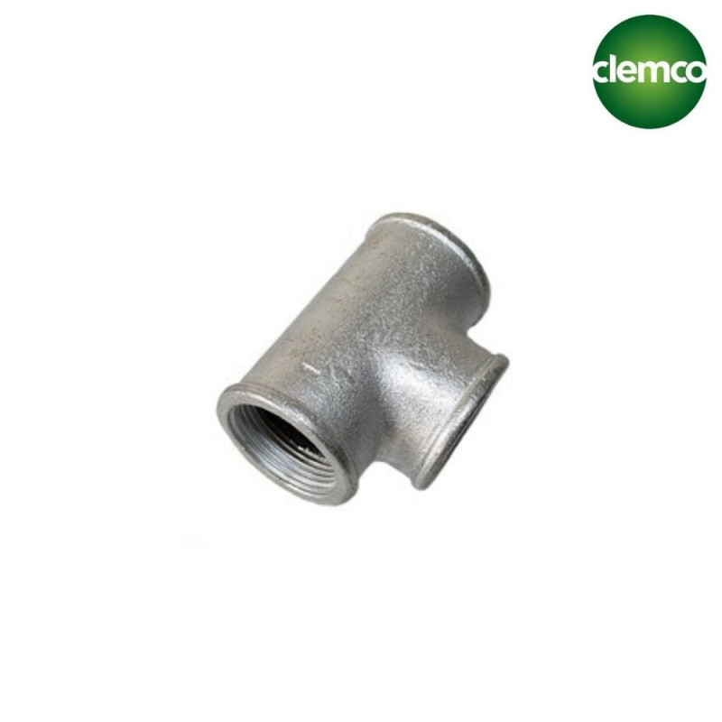 Raccord T engommé FFF 1 1/4" Clemco ESCODI-CL-24292D Raccords métalliques