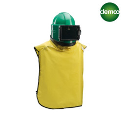 Casque sableur Apollo-100 régulateur + cape Clemco ESEPCS-CL-I00419 Casques Professionnels de Sablage