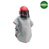 Casque sableur Apollo-600 régulateur + cape Clemco ESEPCS-CL-24243D Casques Professionnels de Sablage