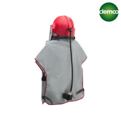 Casque sableur Apollo-600 régulateur + cape Clemco ESEPCS-CL-24243D Casques Professionnels de Sablage