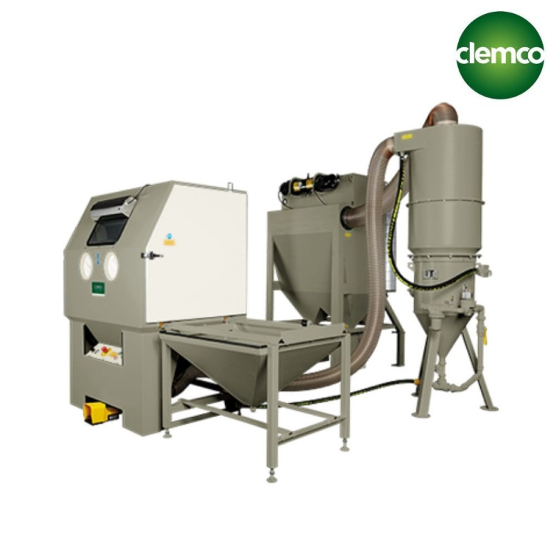 Cabine de sablage à manches BNP-220 succion avec dépoussiéreur Clemco ESEQCM-CL-BNP-220-S Equipements de sablage / grenaillage
