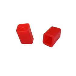 Capuchons avec fente en croix pour embouts tubes carrés, sachet de 500 HL03 Capuchons Silicone 315°C