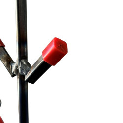 Capuchons avec fente en croix pour embouts tubes carrés, sachet de 500 HL03 Capuchons Silicone 315°C