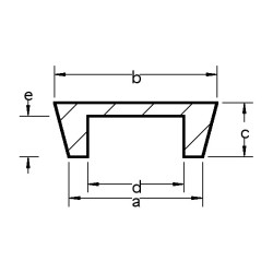 Bouchons évidés silicone 315°  Bouchons Silicone 315°C