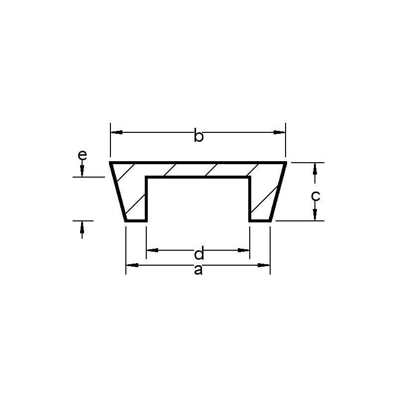 Bouchons évidés silicone 315°  Bouchons Silicone 315°C