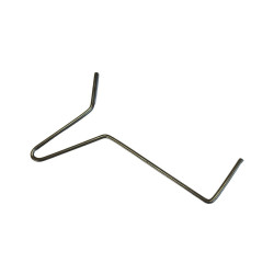 Crochets fil acier ressort diam 2 mm pour embouts tubes carrés  Crochets et solutions d'accrochage