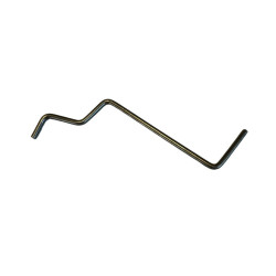 Crochets fil acier ressort pour embouts tubes carrés 10x10  Crochets et solutions d'accrochage