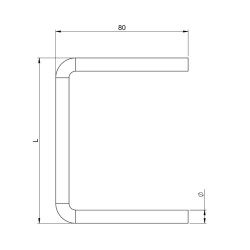Crochets en U pour tubes  Accrochage Tubes