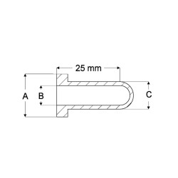 Capuchons à collerette silicone 315°C  Capuchons Silicone 315°C