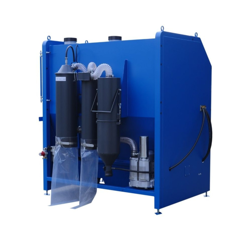 Cabine de sablage à manches surpression PF1500 gamme expert ESEQCM-AR-PF1500 Cabines à manches gamme expert