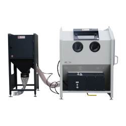 Cabine de dépoussiérage soufflage SF1250HD avec dépoussiéreur haut débit DPE750 ESEQCM-AR-SF1250HD Cabines de dépoussiérage